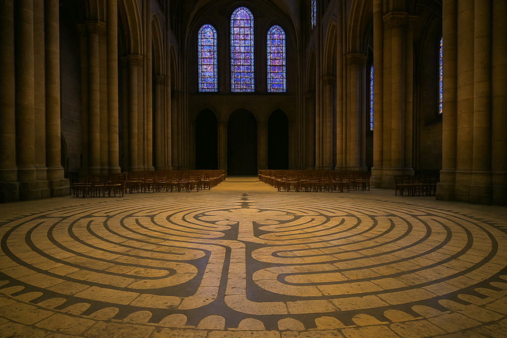 Les labyrinthes des cathédrales - Frédérique Hansberger