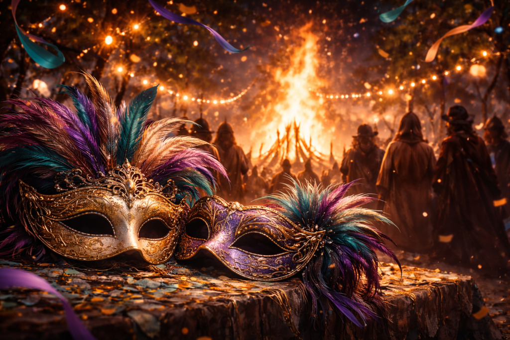 Le carnaval de février - Frédérique Hansberger